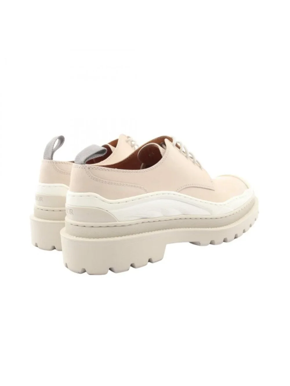 Dior Shoes Sacai Thick Bottom Derby Leather Sneakers